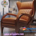 Premium High Back chair with Lather Sowed Fabric