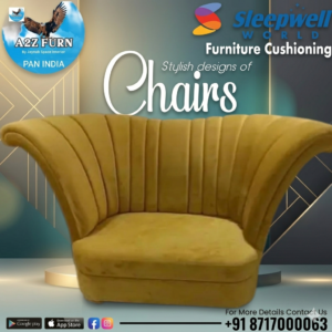 Premium High Back Chair with Lather Sowed Fabric