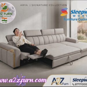 Premium Recliner Sofa cam Bedwith Sowed Fabric