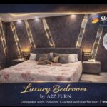 Premium wooden bed with storage